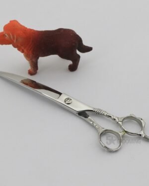 Pet Grooming Scissors with Ergonomic Handle and Adjustable Tension