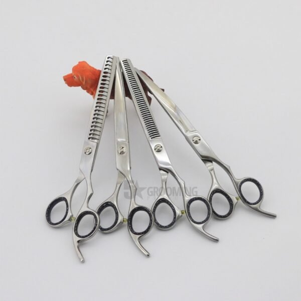5star grooming Stainless Steel Hair Thinning and Texturizing Scissors Set
